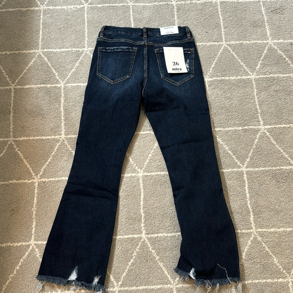 Mica High Rise Crop denim